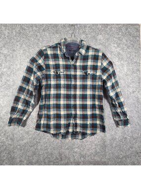 Woolrich Women's Button Down Shirt Plaid Size L